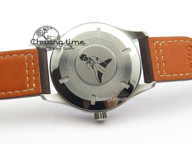 MIROTIME 0310 Mark XVIII Le Petit Prince IW327004 SS Mk Maker Best Edition Blue Dial On Brown Leather Strap A TimelessDesign 7296